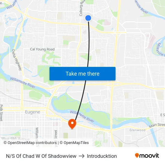 N/S Of Chad W Of Shadowview to Introducktion map