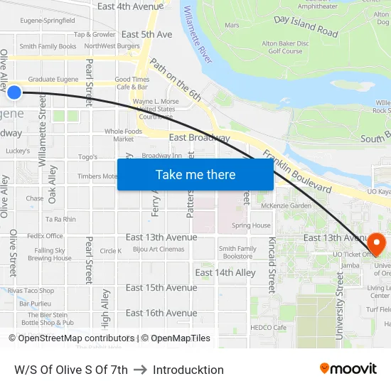 W/S Of Olive S Of 7th to Introducktion map
