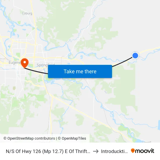 N/S Of Hwy 126 (Mp 12.7) E Of Thriftway to Introducktion map