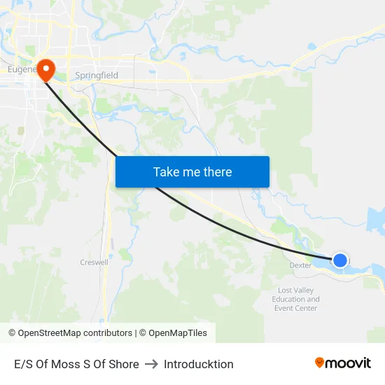 E/S Of Moss S Of Shore to Introducktion map