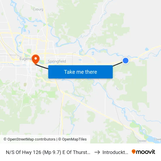 N/S Of Hwy 126 (Mp 9.7) E Of Thurston Rd to Introducktion map