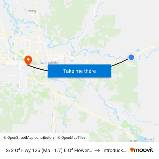 S/S Of Hwy 126 (Mp 11.7) E Of Flowerdale Dr to Introducktion map
