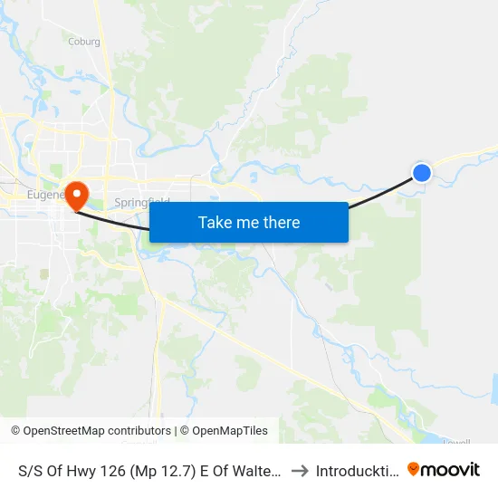 S/S Of Hwy 126 (Mp 12.7) E Of Walterville to Introducktion map