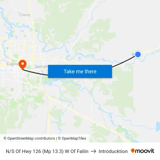N/S Of Hwy 126 (Mp 13.3) W Of Fallin to Introducktion map