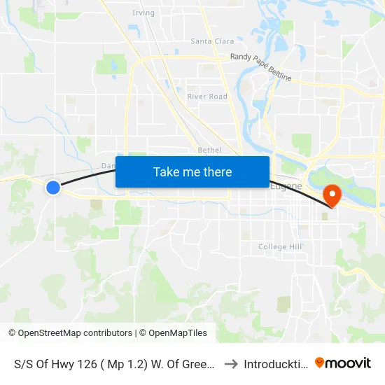 S/S Of Hwy 126 ( Mp 1.2) W. Of Green Hill to Introducktion map