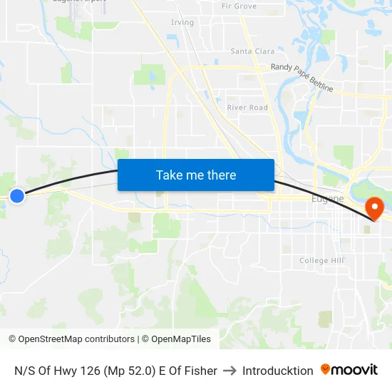 N/S Of Hwy 126 (Mp 52.0) E Of Fisher to Introducktion map