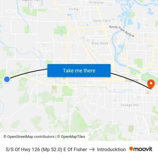 S/S Of Hwy 126 (Mp 52.0) E Of Fisher to Introducktion map