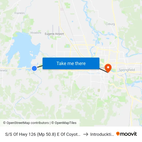 S/S Of Hwy 126 (Mp 50.8) E Of Coyote Crk to Introducktion map