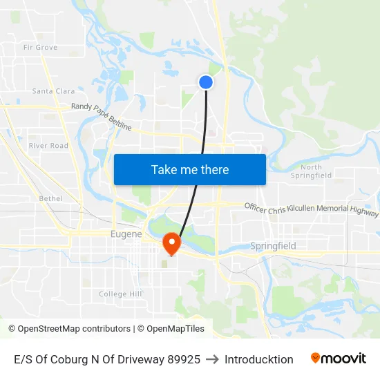E/S Of Coburg N Of Driveway 89925 to Introducktion map