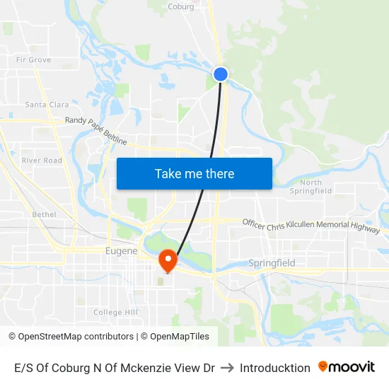 E/S Of Coburg N Of Mckenzie View Dr to Introducktion map