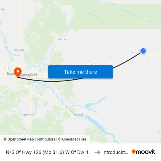 N/S Of Hwy 126 (Mp 31.6) W Of Dw 47955 to Introducktion map