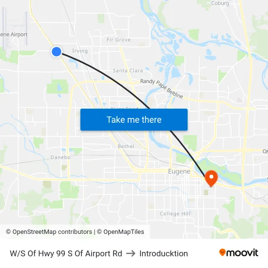 W/S Of Hwy 99 S Of Airport Rd to Introducktion map