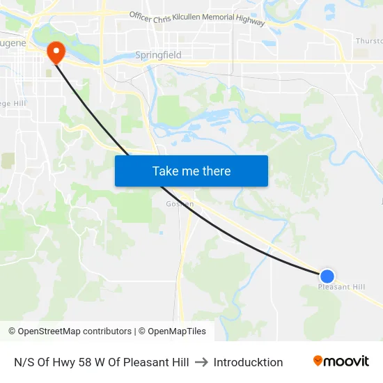 N/S Of Hwy 58 W Of Pleasant Hill to Introducktion map