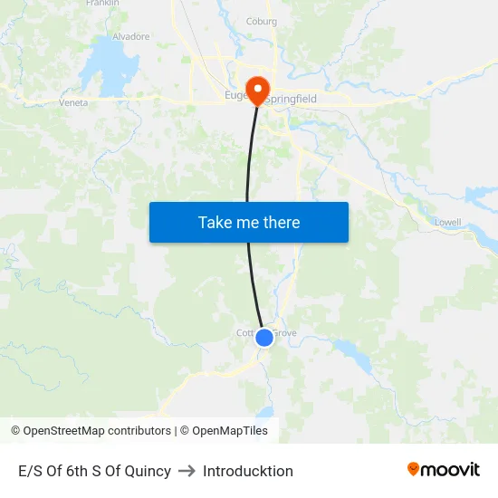 E/S Of 6th S Of Quincy to Introducktion map