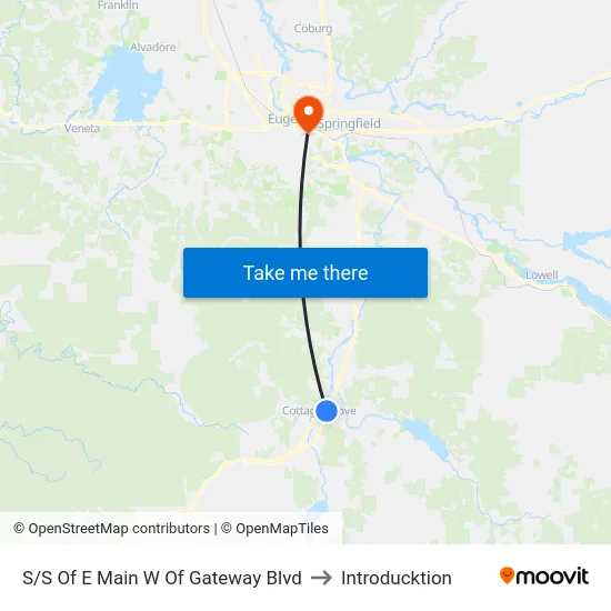 S/S Of E Main W Of Gateway Blvd to Introducktion map