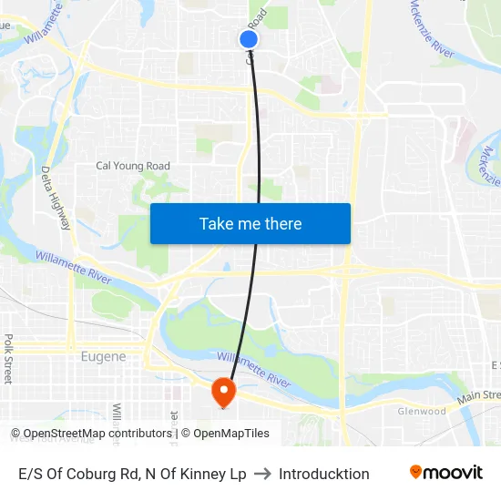E/S Of Coburg Rd, N Of Kinney Lp to Introducktion map