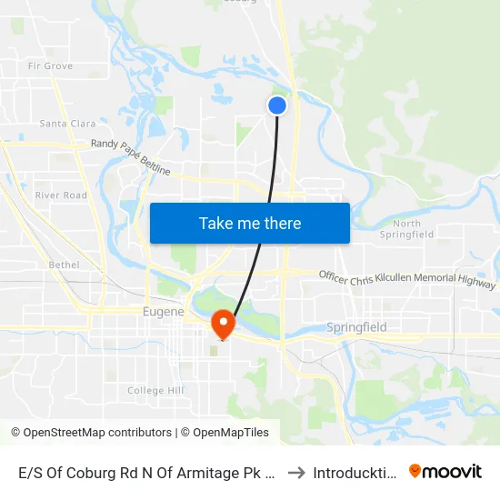 E/S Of Coburg Rd N Of Armitage Pk Ent to Introducktion map