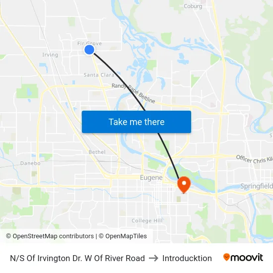 N/S Of Irvington Dr. W Of River Road to Introducktion map