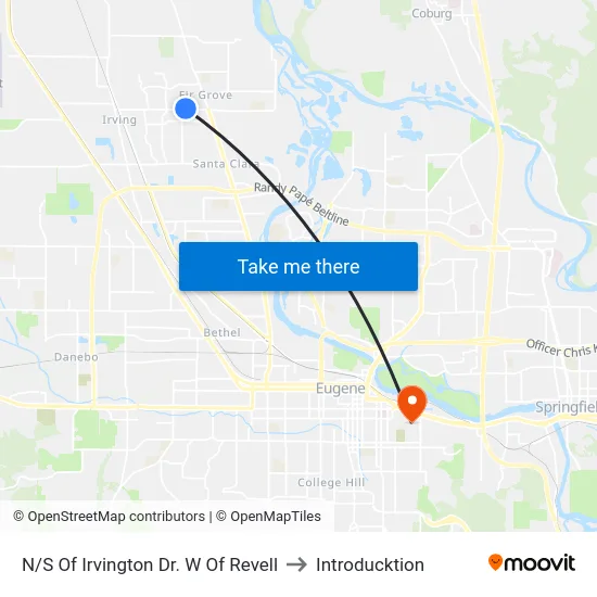 N/S Of Irvington Dr. W Of Revell to Introducktion map