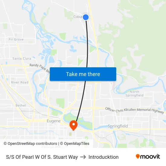 S/S Of Pearl W Of S. Stuart Way to Introducktion map