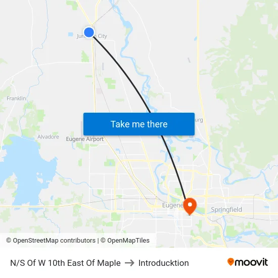 N/S Of W 10th East Of Maple to Introducktion map
