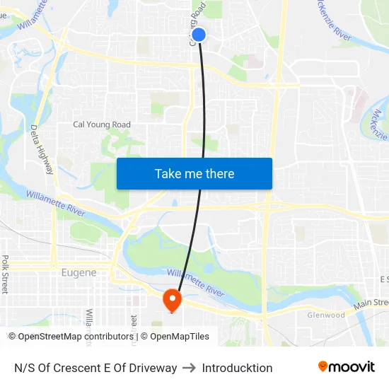 N/S Of Crescent E Of Driveway to Introducktion map