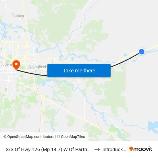 S/S Of Hwy 126 (Mp 14.7) W Of Partridge Lane to Introducktion map