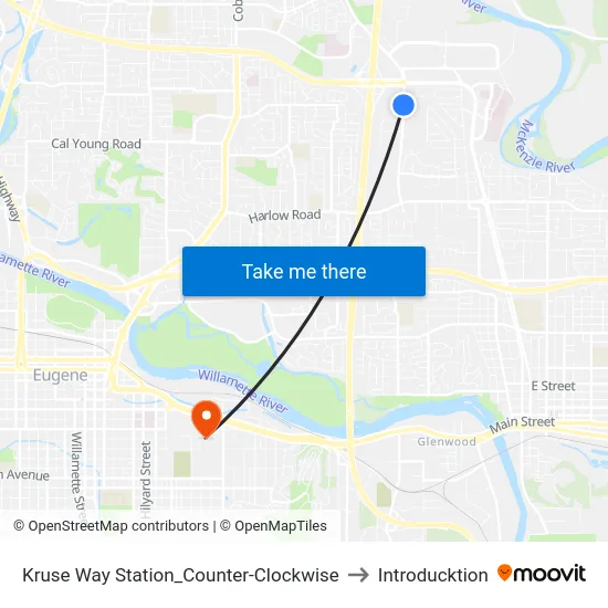 Kruse Way Station_Counter-Clockwise to Introducktion map