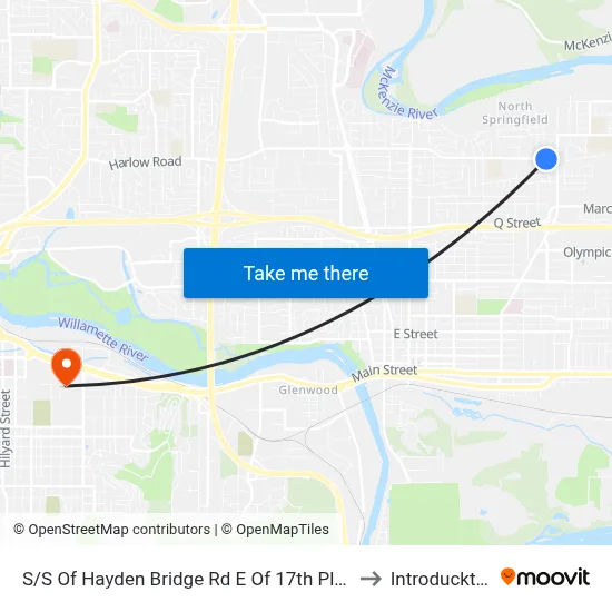 S/S Of Hayden Bridge Rd E Of 17th Place N to Introducktion map