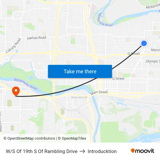W/S Of 19th S Of Rambling Drive to Introducktion map