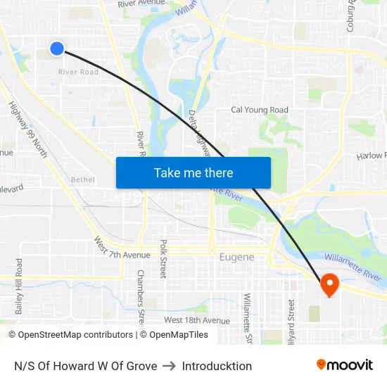 N/S Of Howard W Of Grove to Introducktion map