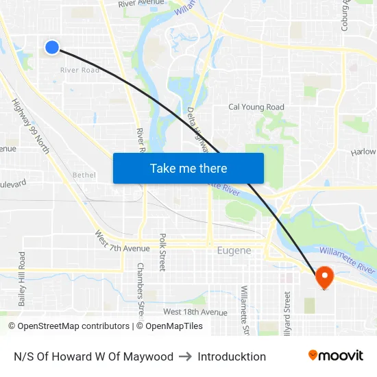 N/S Of Howard W Of Maywood to Introducktion map