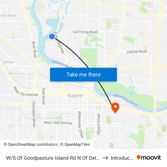 W/S Of Goodpasture Island Rd N Of Delta Ponds Xing to Introducktion map