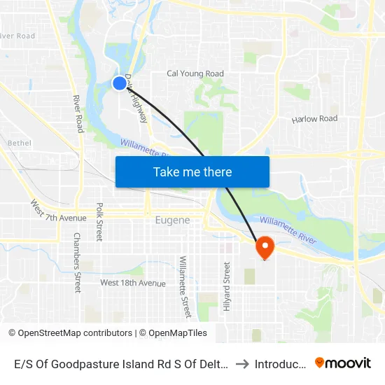 E/S Of Goodpasture Island Rd S Of Delta Ponds Xing to Introducktion map
