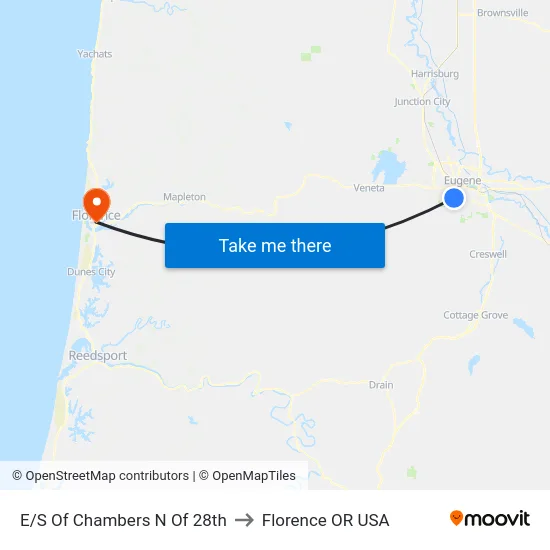 E/S Of Chambers N Of 28th to Florence OR USA map