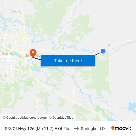 S/S Of Hwy 126 (Mp 11.7) E Of Flowerdale Dr to Springfield OR USA map