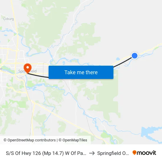 S/S Of Hwy 126 (Mp 14.7) W Of Partridge Lane to Springfield OR USA map