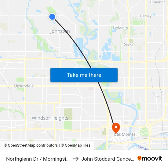 Northglenn Dr / Morningside Dr, Jst to John Stoddard Cancer Center map