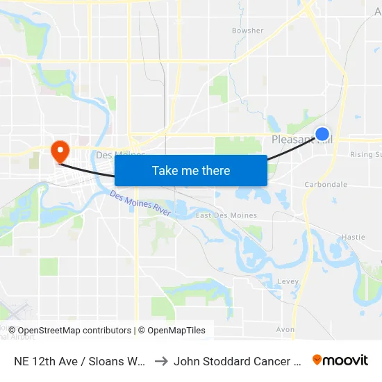 NE 12th Ave / Sloans Way, Plh to John Stoddard Cancer Center map