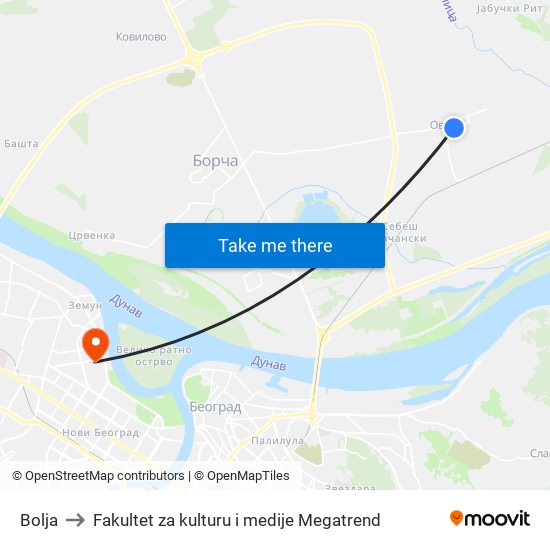 Bolja to Fakultet za kulturu i medije Megatrend map