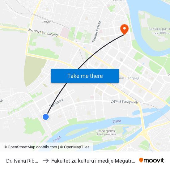 Dr. Ivana Ribara to Fakultet za kulturu i medije Megatrend map