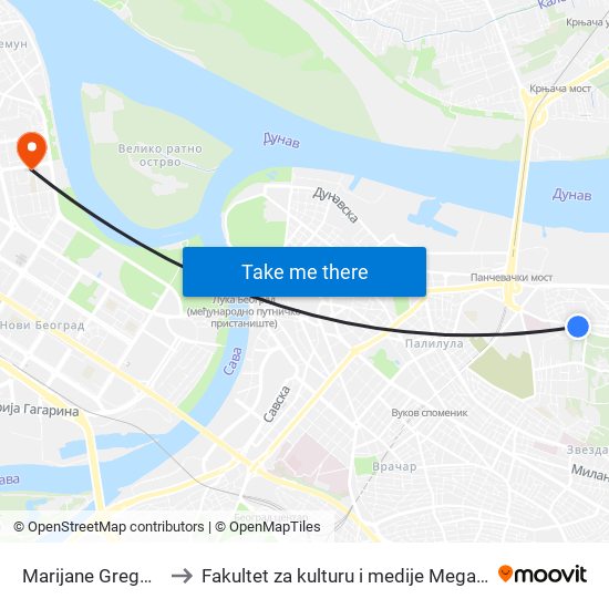 Marijane Gregoran to Fakultet za kulturu i medije Megatrend map