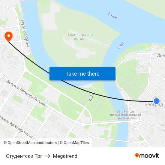 Student Square to Megatrend map