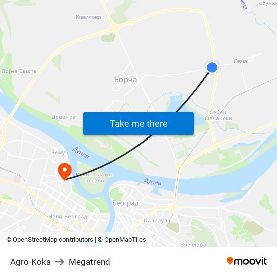 Agro-Koka to Megatrend map