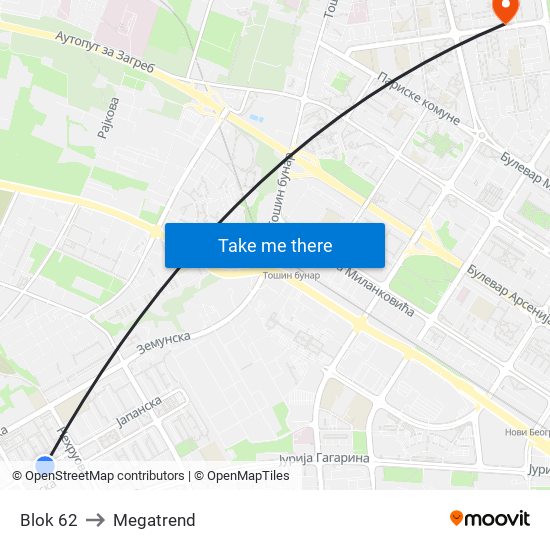 Blok 62 to Megatrend map