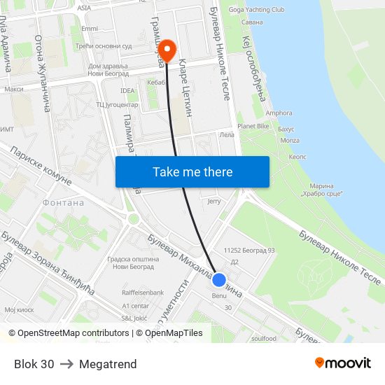 Blok 30 to Megatrend map