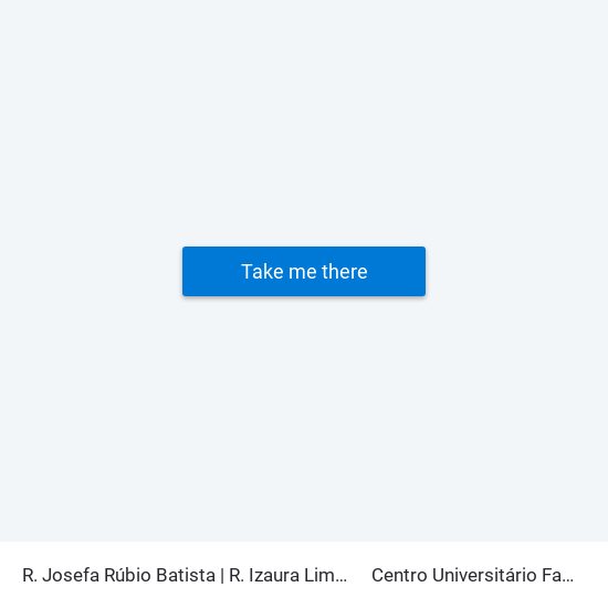 R. Josefa Rúbio Batista | R. Izaura Lima Bono to Centro Universitário Facens map
