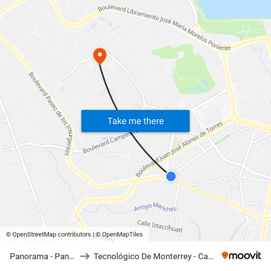 Panorama - Panorama to Tecnológico De Monterrey - Campus León map