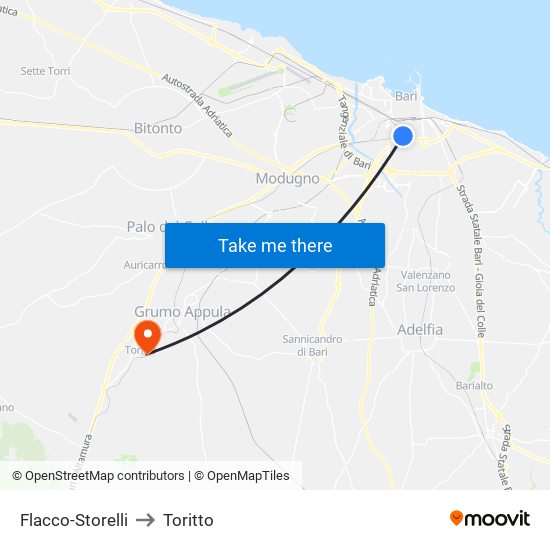 Flacco-Storelli to Toritto map