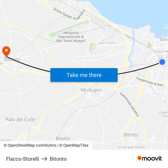 Flacco-Storelli to Bitonto map